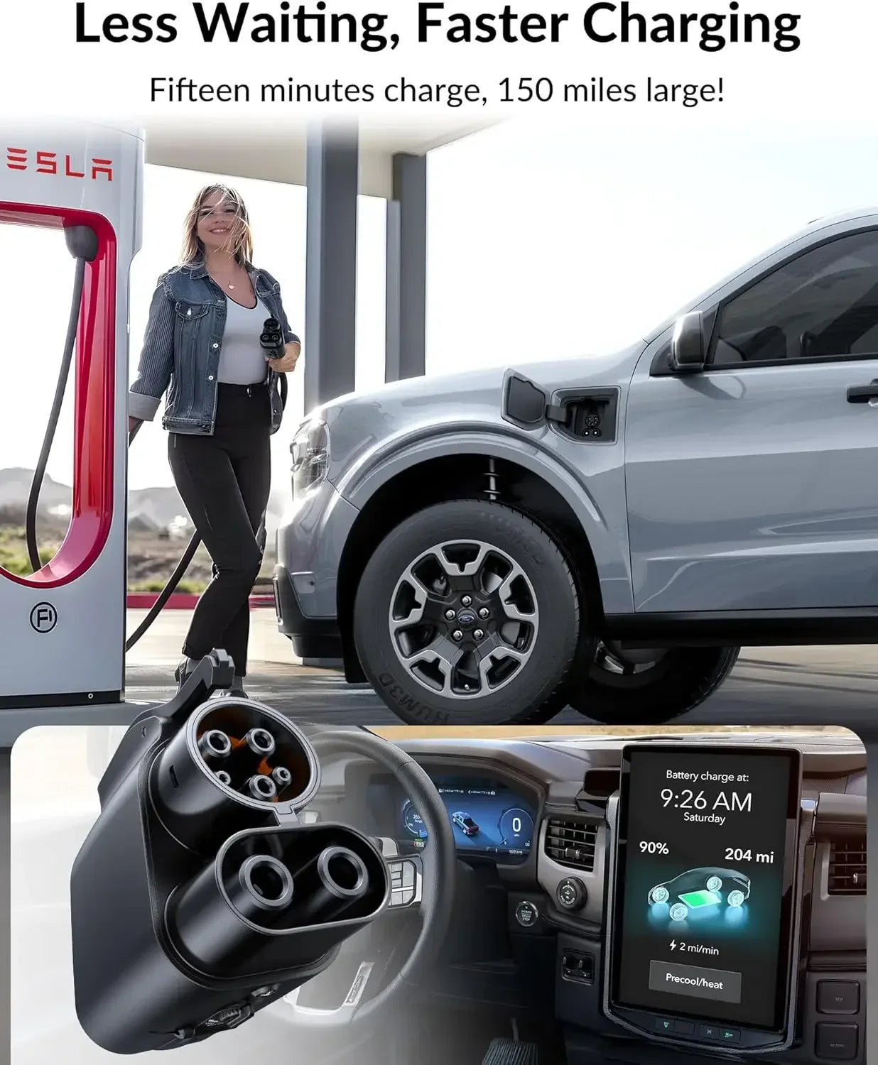 Tesla Supercharger to CCS1 Charging Adapter