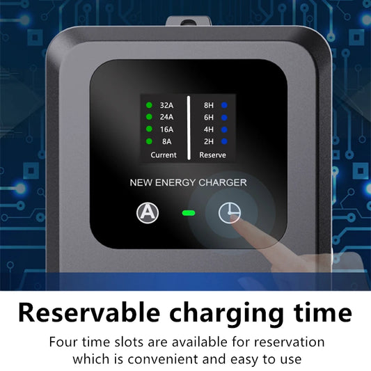 New EVSE Wallbox 7KW 32A for Electric Car Charging For All Cars