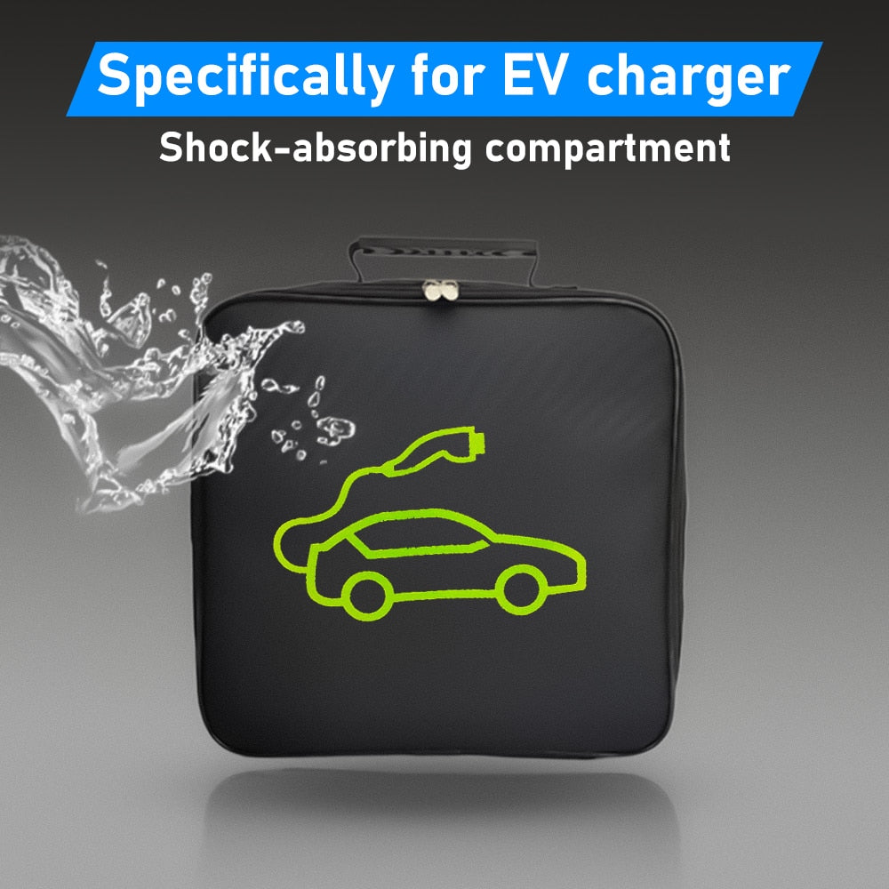 FWHW EV Cable Organizer Bag EV Charger Cable Storage Bag