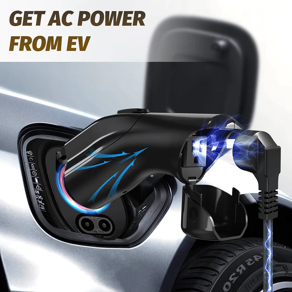 Vehicle-To-Load V2L Adapter Connector