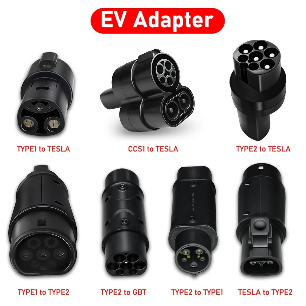 FWHW EV Charging Adapter for (Tesla) (Type1) (Type2) (GBT) – Ev -ChargingPower
