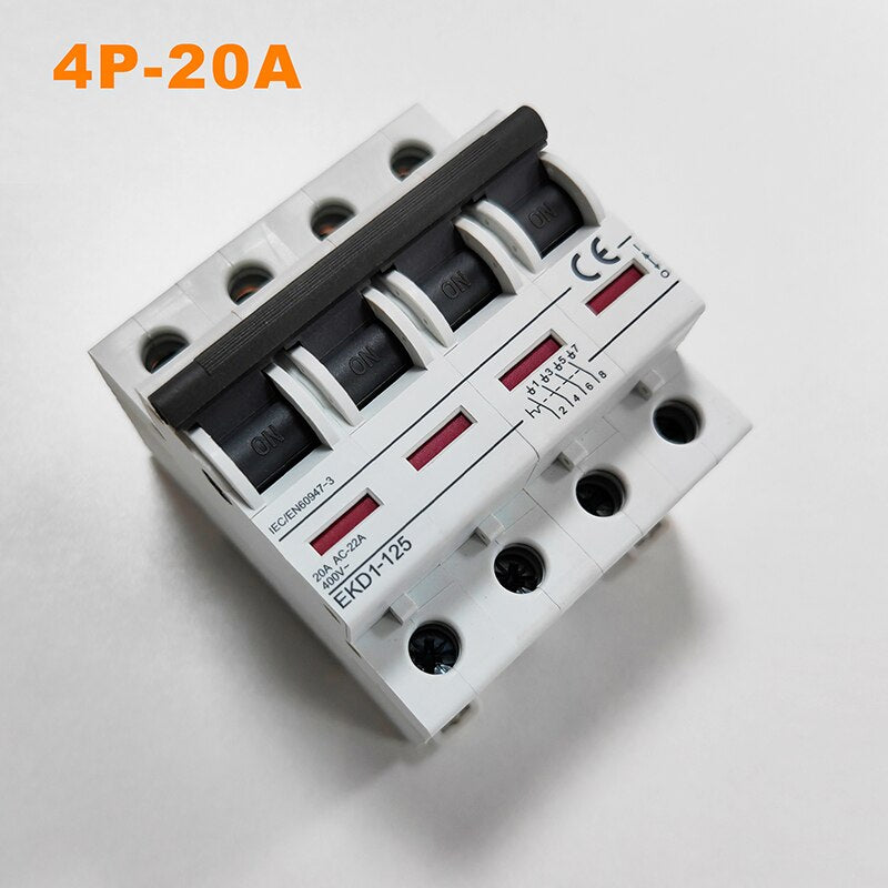 Feyree power switch isolation switch 1P 2P 4P 20A 40A 50A 60A for Type2 Type1