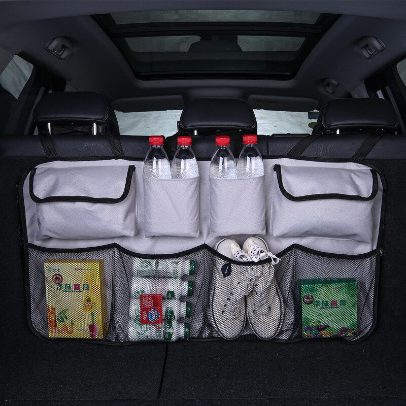 Car Trunk Organizer Adjustable Backseat Storage Bag