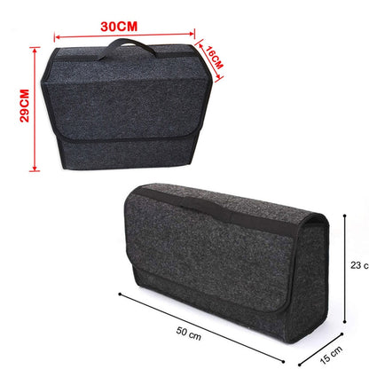 Car Trunk Organizer pocket handbag holder Soft Woolen Felt Storage box Bag