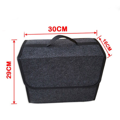 Car Trunk Organizer pocket handbag holder Soft Woolen Felt Storage box Bag