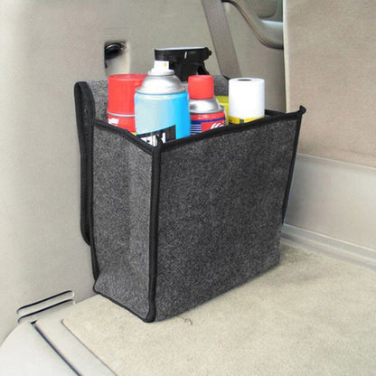 Car Trunk Organizer pocket handbag holder Soft Woolen Felt Storage box Bag