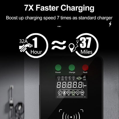 TAYSLA Electric Vehicle Charging Station Pile Post Wall Mounted Pile and (EV Charger (Type1) (Type2)