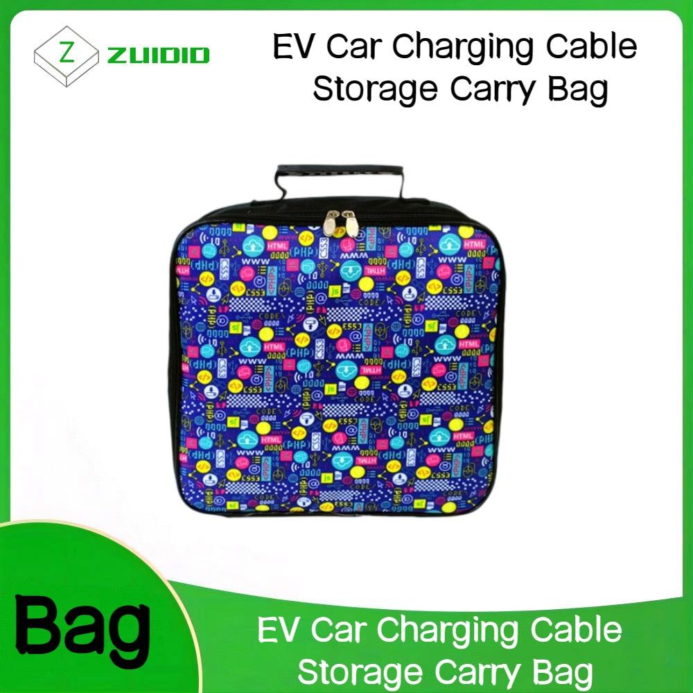 Waterproof EV Cables Bag EV Charging Cable Storage Bag Electric