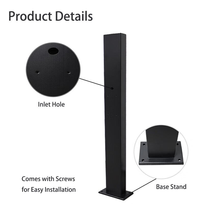 TAYSLA Electric Vehicle Charging Station Pile Post Wall Mounted Pile and (EV Charger (Type1) (Type2)