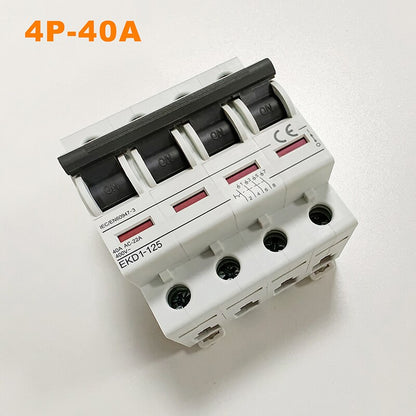 Feyree power switch isolation switch 1P 2P 4P 20A 40A 50A 60A for Type2 Type1