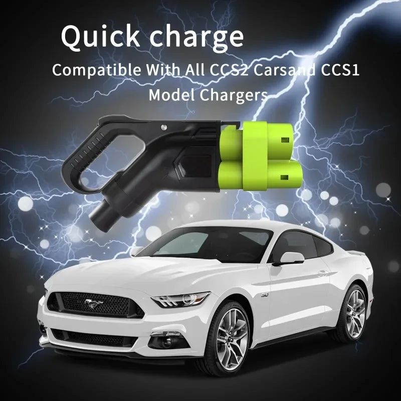 EVCar Adapter CCS1 To CCS2 DC Fast Charging Plug Adapter Portable