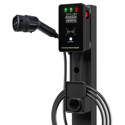 TAYSLA Electric Vehicle Charging Station Pile Post Wall Mounted Pile and (EV Charger (Type1) (Type2)