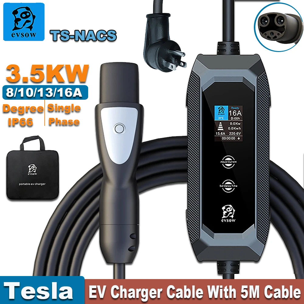 Portable EV Charger Tesla