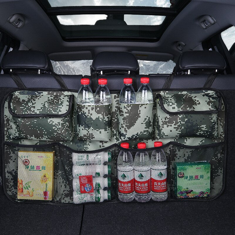 Car Trunk Organizer Adjustable Backseat Storage Bag