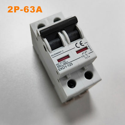 Feyree power switch isolation switch 1P 2P 4P 20A 40A 50A 60A for Type2 Type1