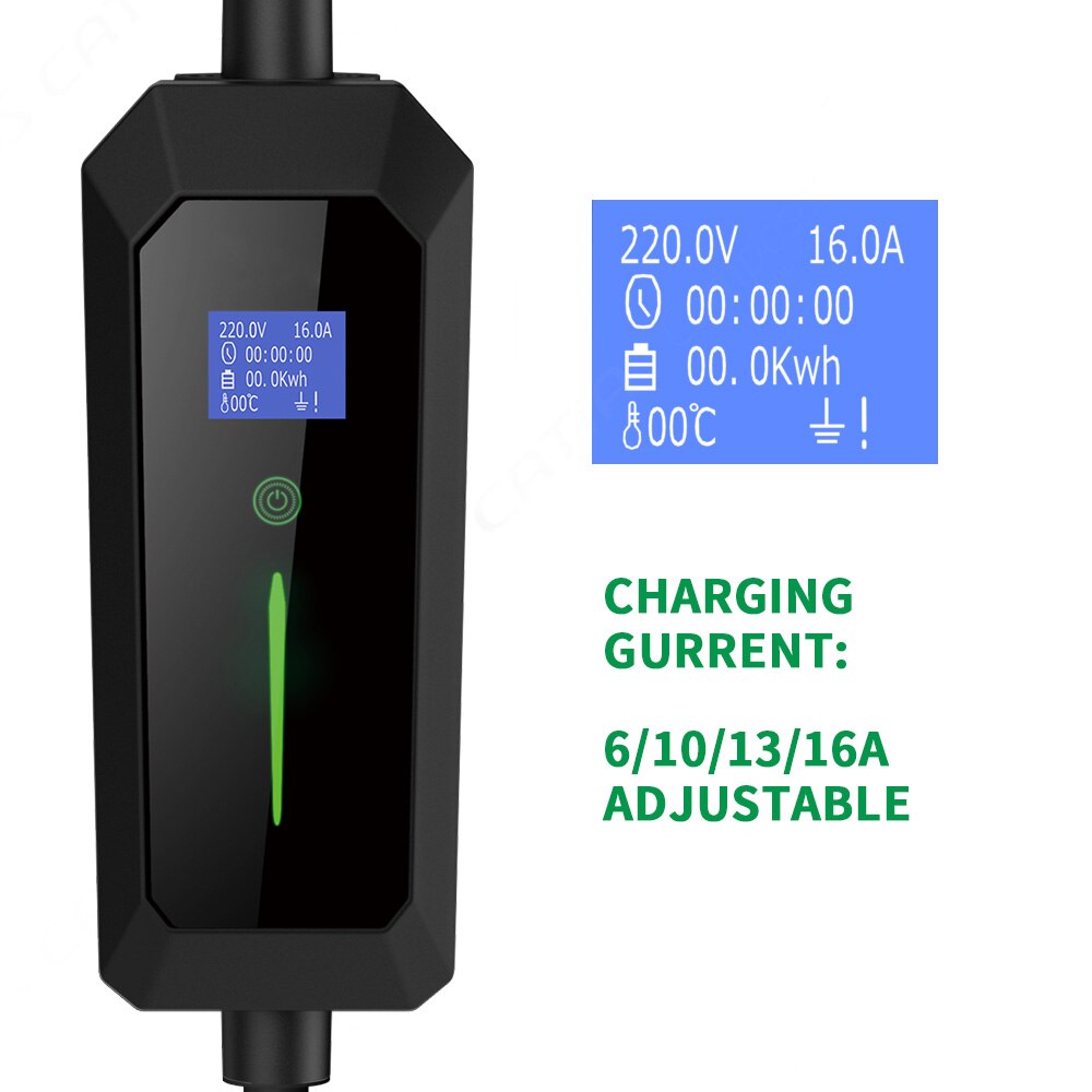 EVSUN  Type 1 or Type 2 EV Portable Charger  Electric Vehicle Charger WITH FREE BAG