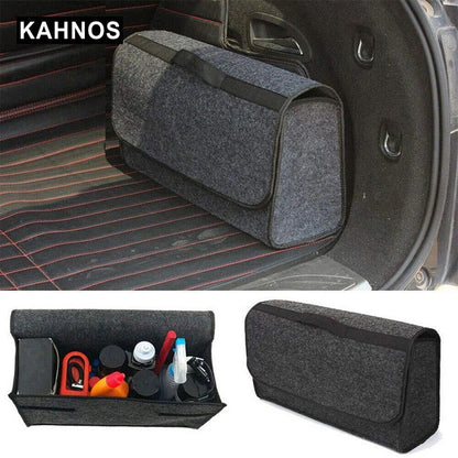 Car Trunk Organizer pocket handbag holder Soft Woolen Felt Storage box Bag